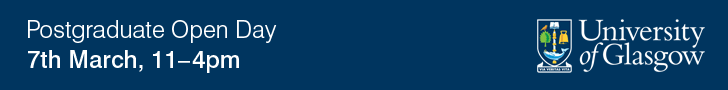 Postgraduate open days at University of Glasgow
