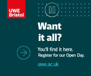 Open days at UWE University of the West England, Bristol