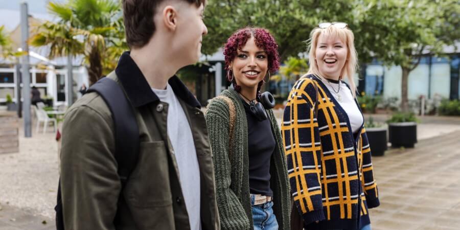 It feels more real at an Open Day – from the hall you’ll call home, to the immersive learning spaces, to the sights and sounds of a city by the sea.